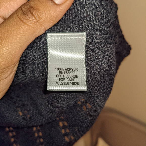 Dana Buchman open sweater cardigan - Picture 4 of 4